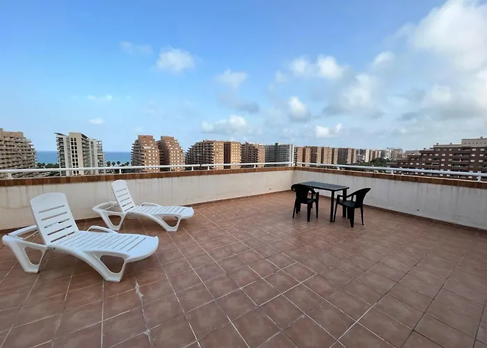 Acv - Torremar-2ª Linea Planta 7 Frontal 2 아파트 오로페사델마르